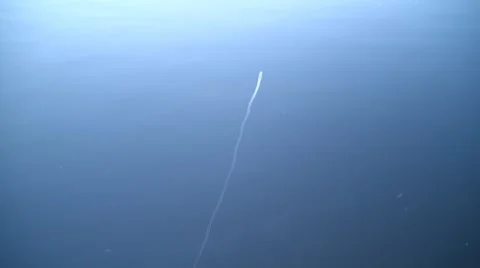 Jet stream in river Reflection Stock Footage 46517753