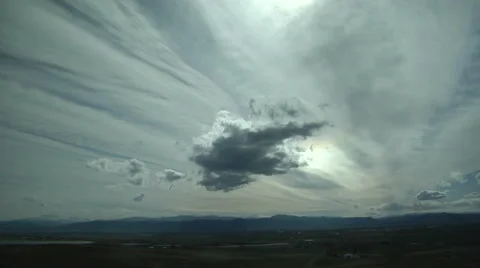 Jet Stream Roars Overhead 動画素材 54729265