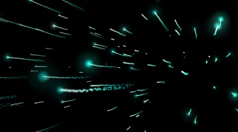 Jet Streams Particle in Space Video stock 1089867