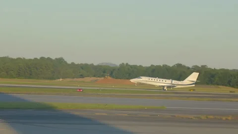 Jet Taking Off and Flying Stock Footage 142143299