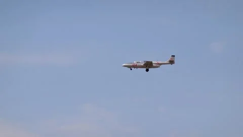 Jet training aircraft used for training military and aerobatic pilots Stock Footage 287520666