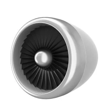 Jet turbine Illustrazione stock