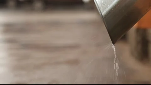 The jet of water from drainage Stock-Footage 7728214