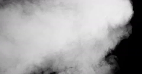 Jet of White Smoke Overlaps the Screen 4K Vidéo 107410470