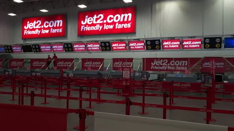 Jet2.com Birmingham Airport. Stock Footage 187080288