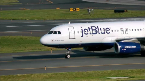 JetBlue Airlines name Video stock 31362504