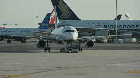 Jetblue passenger jet Stock Footage