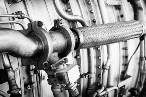 Jetengine detail closeup Stock Photos