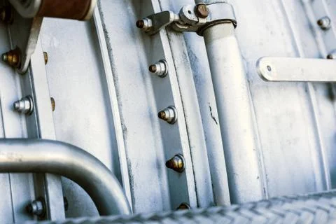 Jetengine detail closeup Foto stock