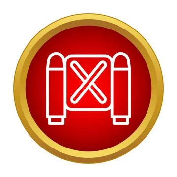 Jetpack icon representing futuristic flight technology Stock Illustration