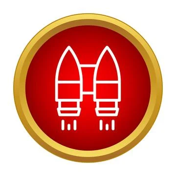 Jetpack icon representing futuristic personal flight technology Illustrazione stock