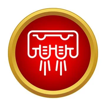 Jetpack icon representing personal flight technology and speed Stock Illustration