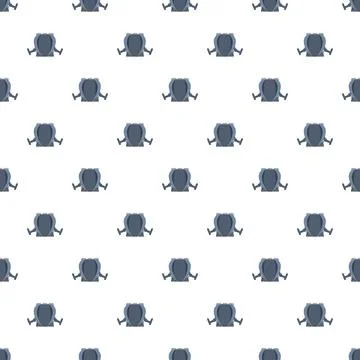 Jetpack technology engine flat seamless pattern background Stockillustratie