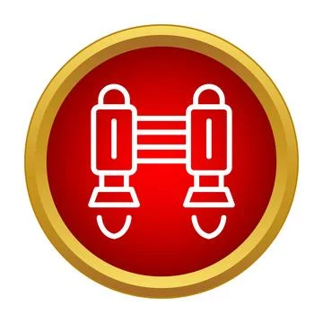 Jetpack technology icon representing future personal flight Stock Illustration