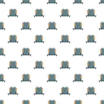 Jetpack technology seamless pattern for future flight concepts Stock Illustration