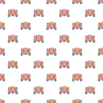 Jetpack technology seamless pattern for future transportation Stock Illustration