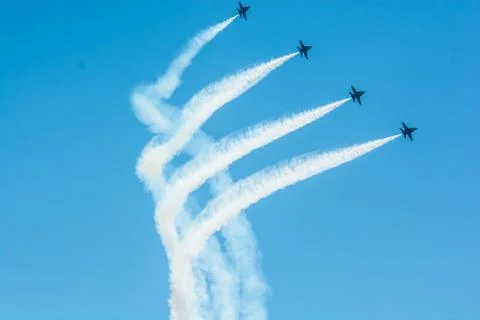 Jets in Formation Stock Photos