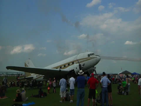 Jets performing in an airshow 02 Stock Footage 25158591