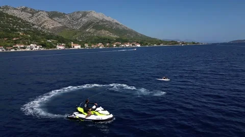 Jetski fun on sea 스톡 동영상 216924810