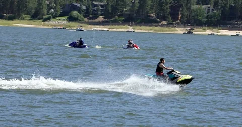Jetski Going Fast Stock Footage 106427234