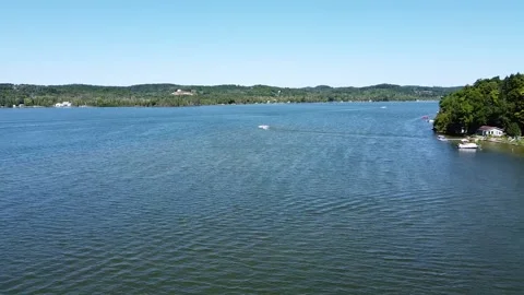 JETSKI ON THE LAKE Stock Footage 158392996