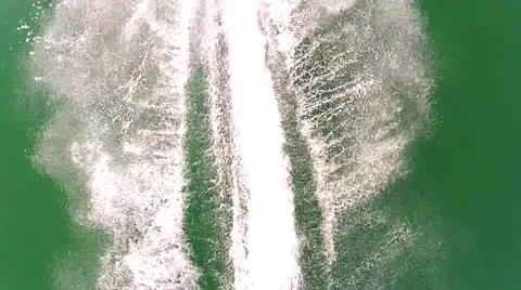 Jetski pass under camera Video stock 43555830