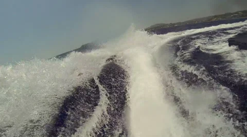 Jetski rear view Stock-Footage 29957465