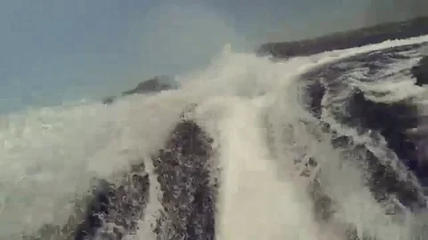 Jetski rear view Stock-Footage 98248085