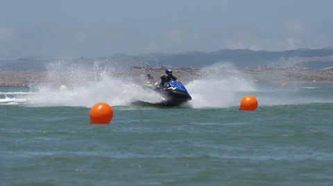 Jetski slow motion Stock Footage 59703952