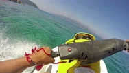 Jetski Sport Race Pov Stock Footage