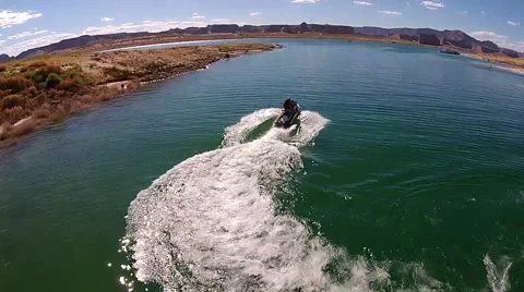 Jetski uturn Stock-Footage 43555972