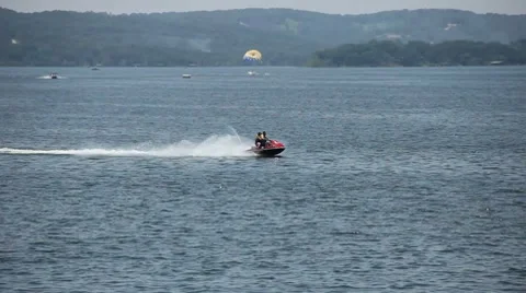 Jetskiers Stock Footage 7746293