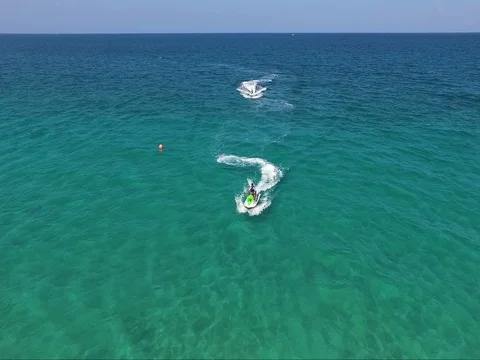 Jetskis on Water Video stock 78545754