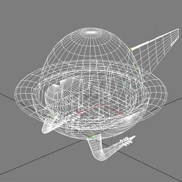 Jetsons car model 3D Model