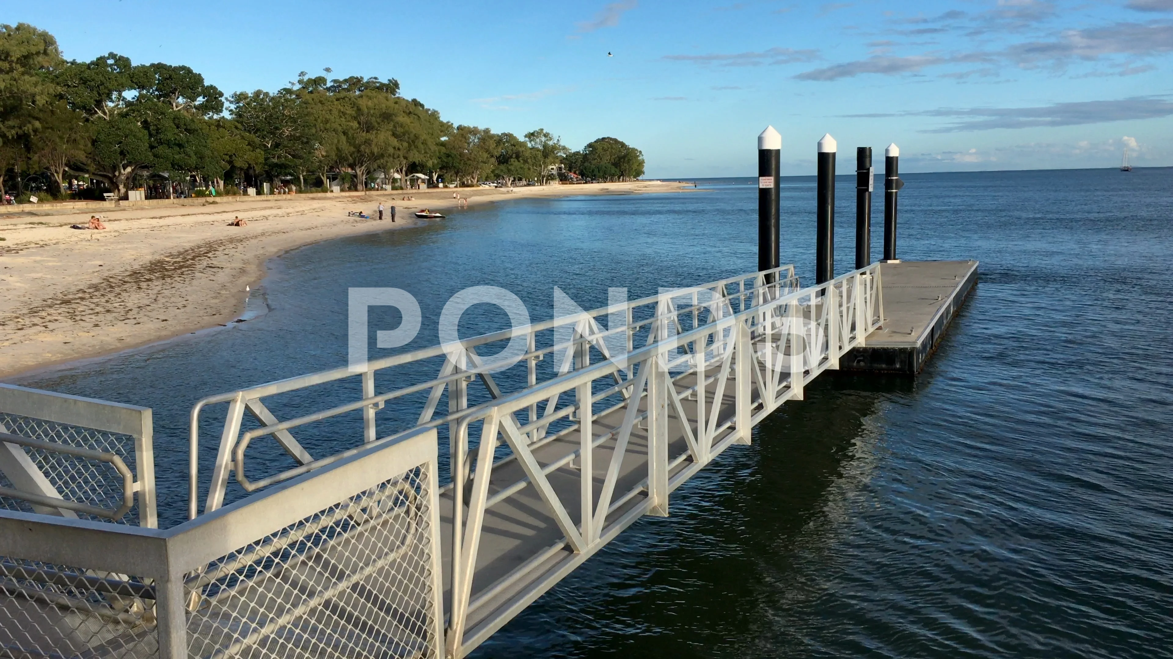 Jetty At Bribie Island Australia Hi Res Video 75433956