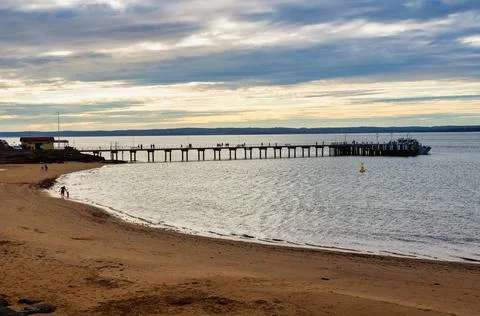 Jetty - Cowes Stock Photos