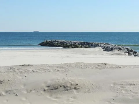 Jetty on the Ocean Stock Photos