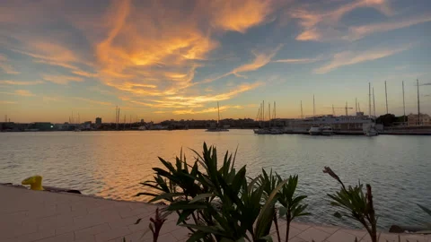 Jetty at sunset 動画素材 205152840