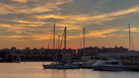 Jetty at sunset Stock Footage 205152873