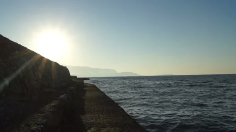 Jetty view Stock Footage 32285890