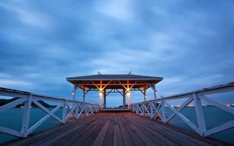 Jetty walkway Stock Photos