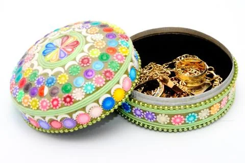 Jewel boxes 库存照片