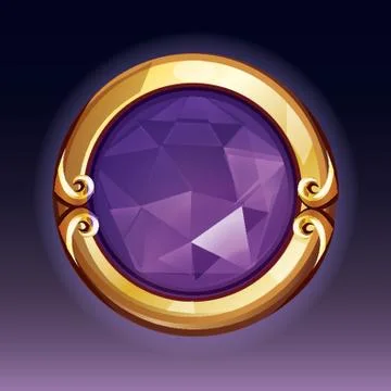 Jewel Button Stock-Illustration