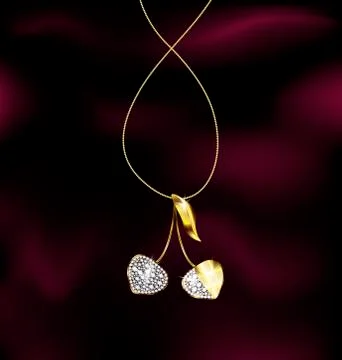 Jewel cherry Stock Illustration