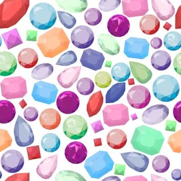 Jewel pattern Stock Illustration
