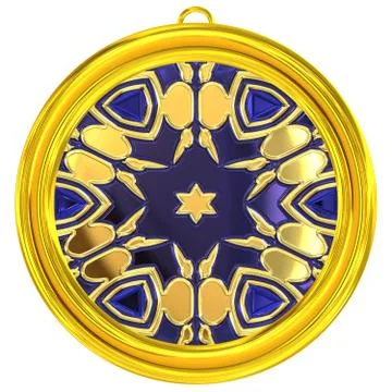 Jewelled metal orb generated texture Stock Illustration