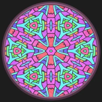 Jewelled orb generated texture イラスト素材