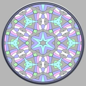 Jewelled orb generated texture 스톡 일러스트