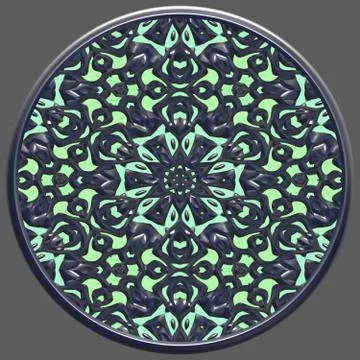 Jewelled orb generated texture イラスト素材