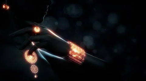 Jewellery background 스톡 일러스트